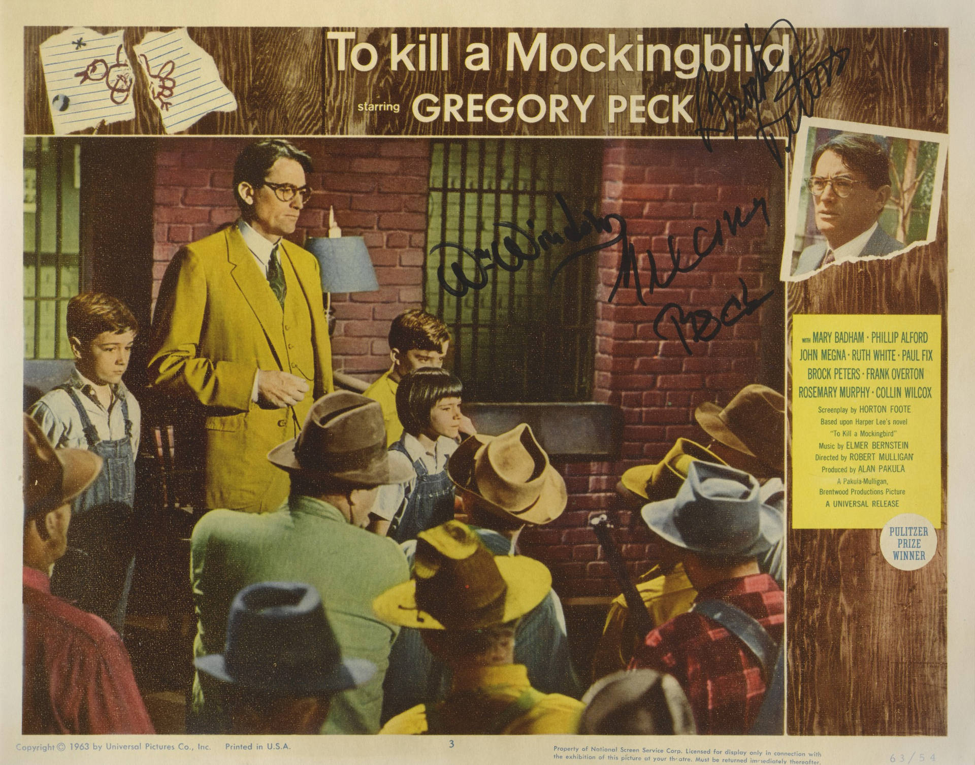 To Kill A Mockingbird Gregory Peck Atticus Finch Background