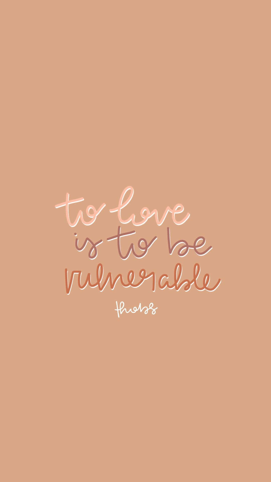 To Love Vulnerable Background