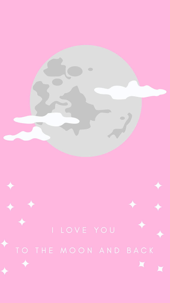 To The Moon Small Quotes Background