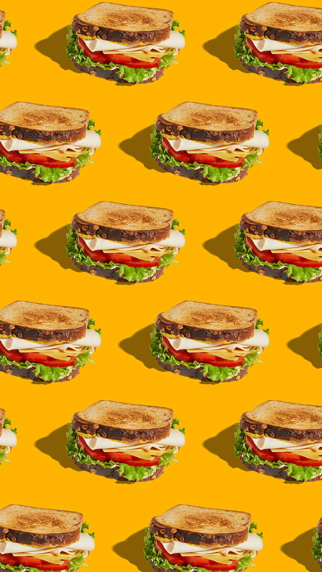 Toasted Sandwiches Art Background