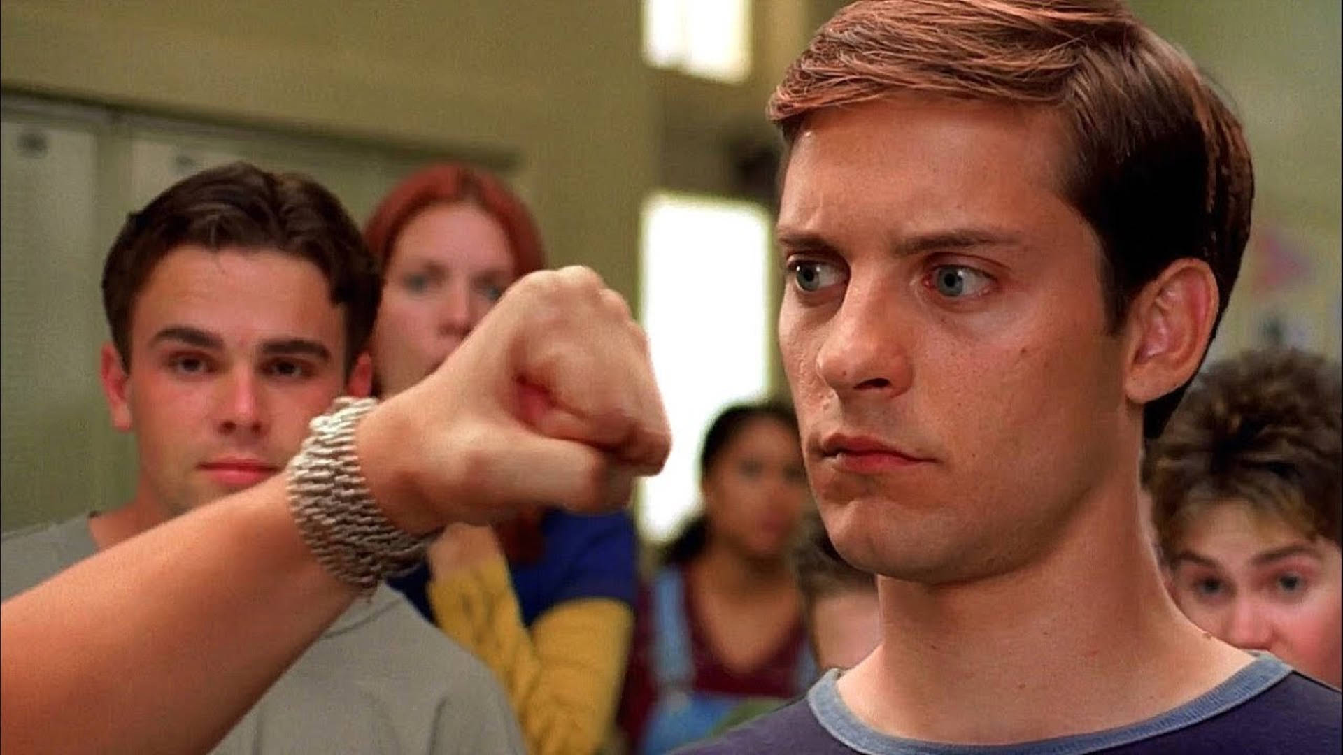 Tobey Maguire As Peter Parker Background