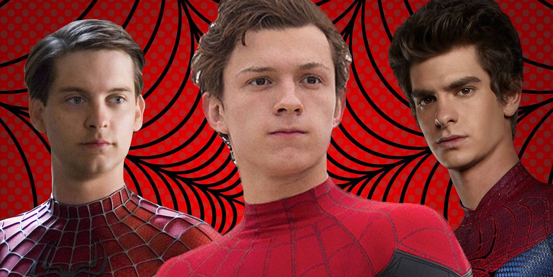 Tobey Maguire With Other Spider-man Background