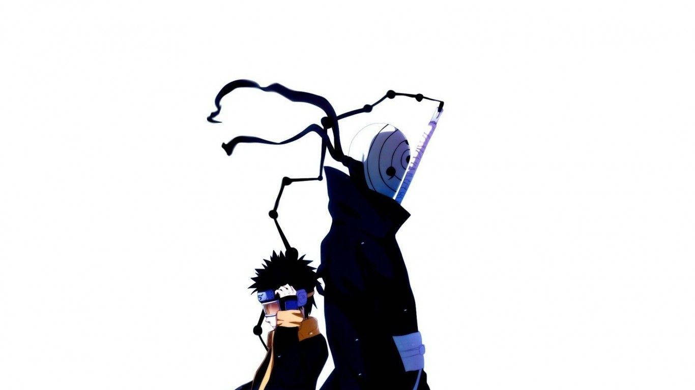 Tobi Naruto Back-to-back Young Obito Background