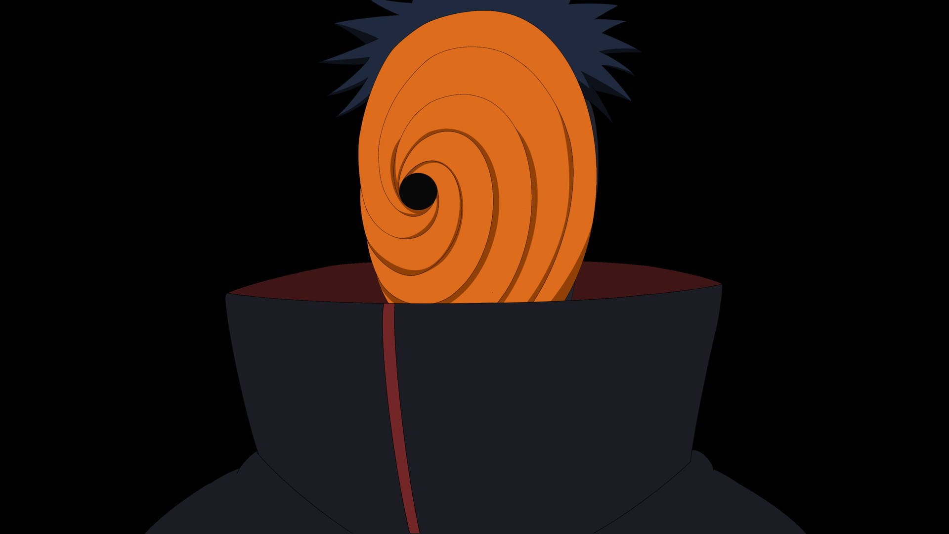 Tobi Naruto Black Aesthetic Background