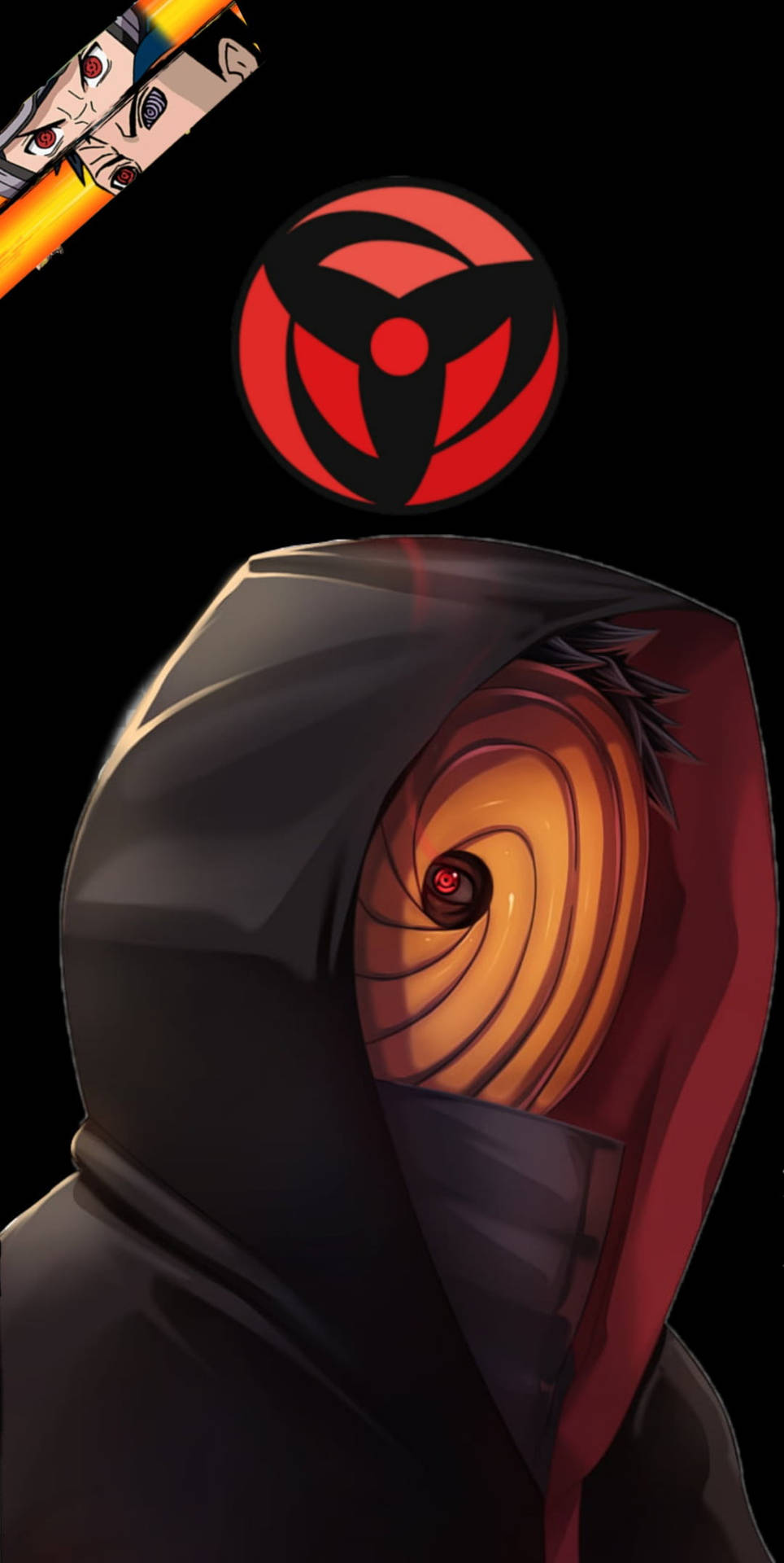 Tobi Naruto Kamui Symbol Background