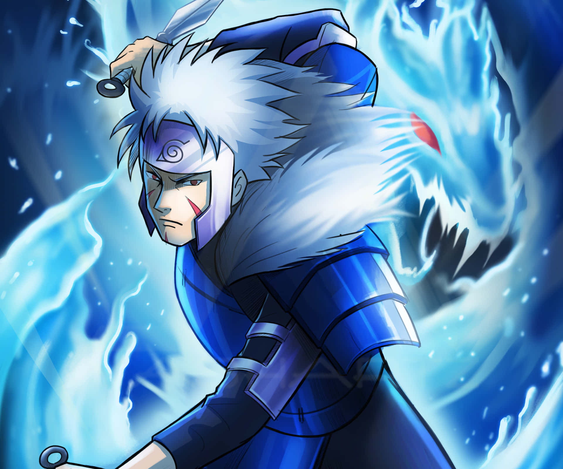 “tobirama Senju, A Legendary Shinobi Of The Naruto Franchise” Background