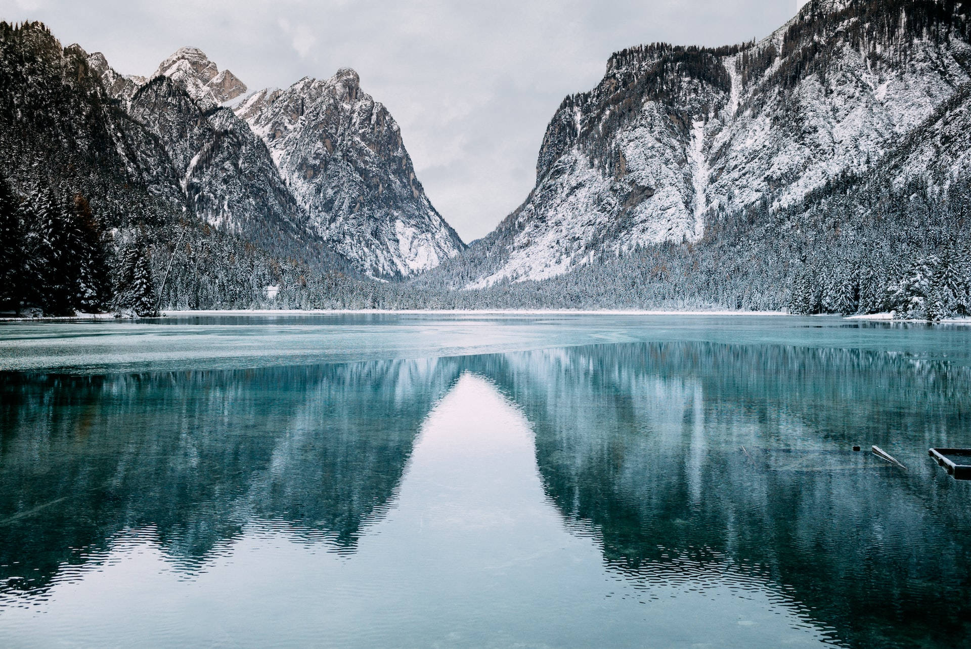 Toblacher See And Mountain Macbook