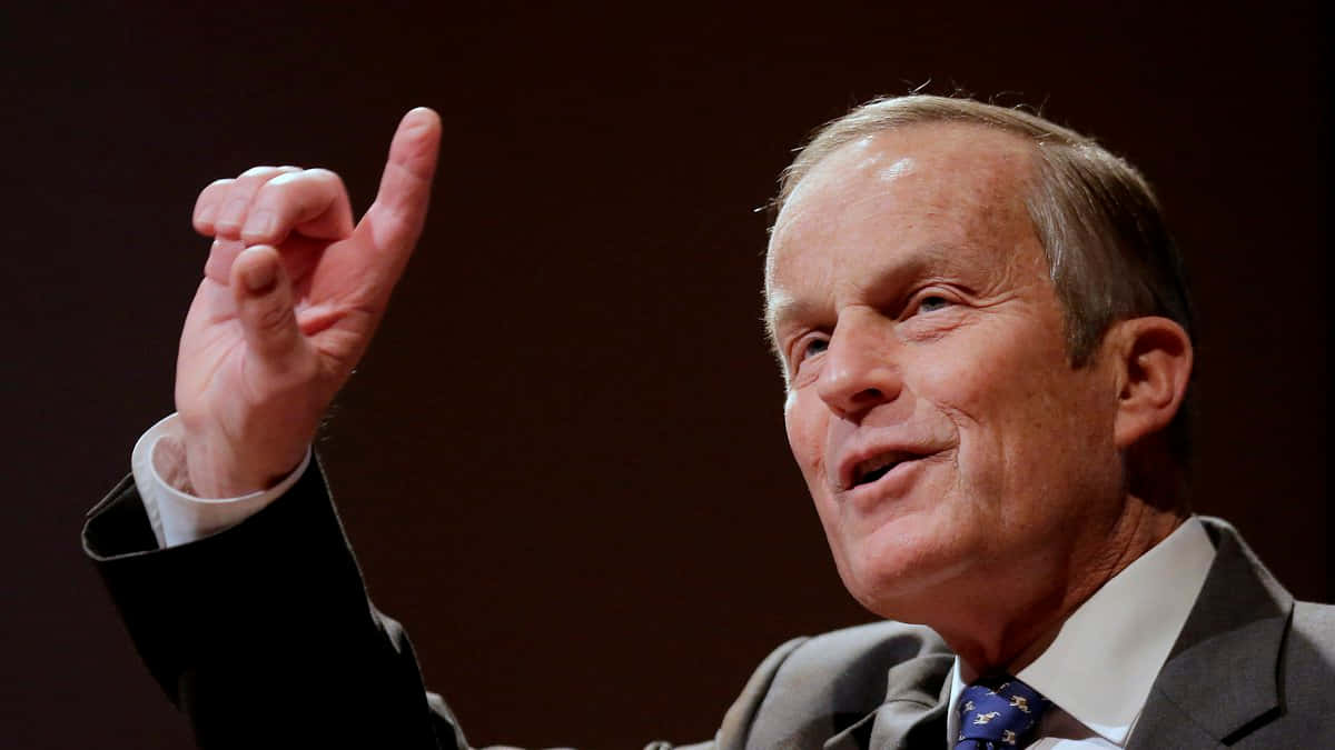 Todd Akin Delivering A Public Speech Background