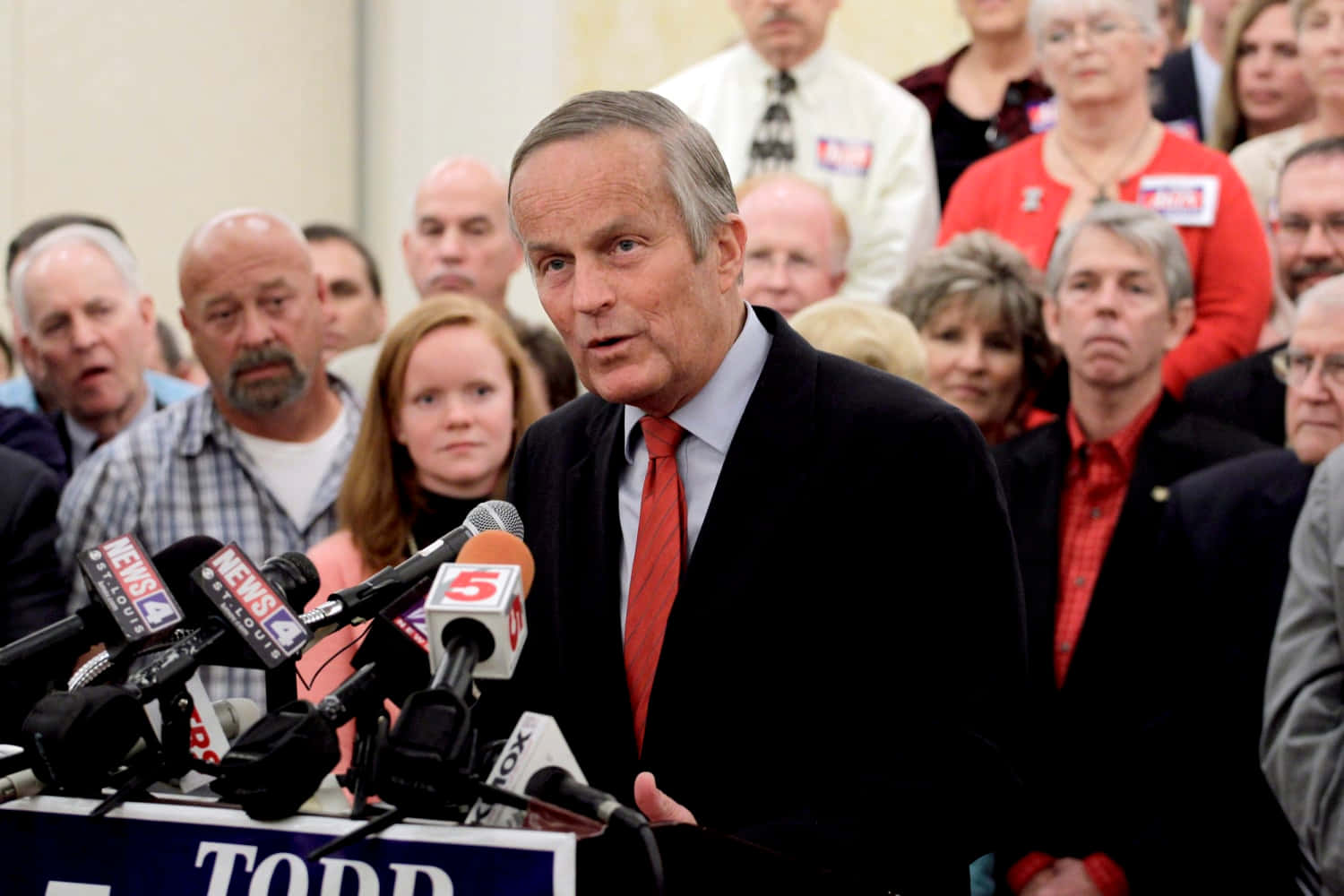 Todd Akin Engaging With An Audience