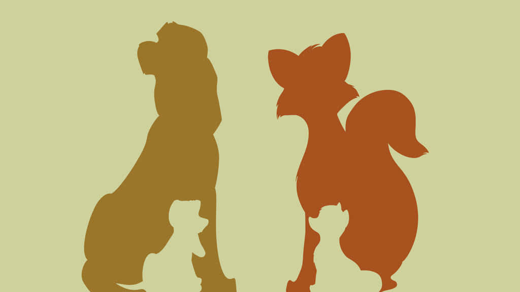 Todd And Copper From The Fox And The Hound Background