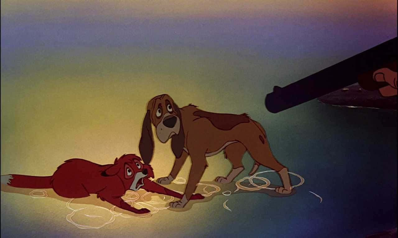 Todd The Fox And Copper The Hound, A Heartwarming Friendship Background
