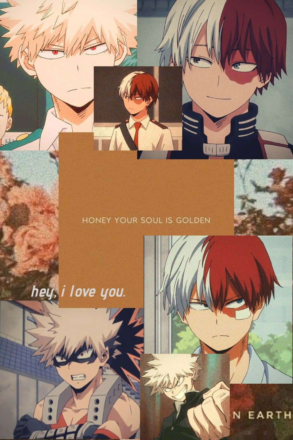 Todobaku My Hero Academia Collage Background