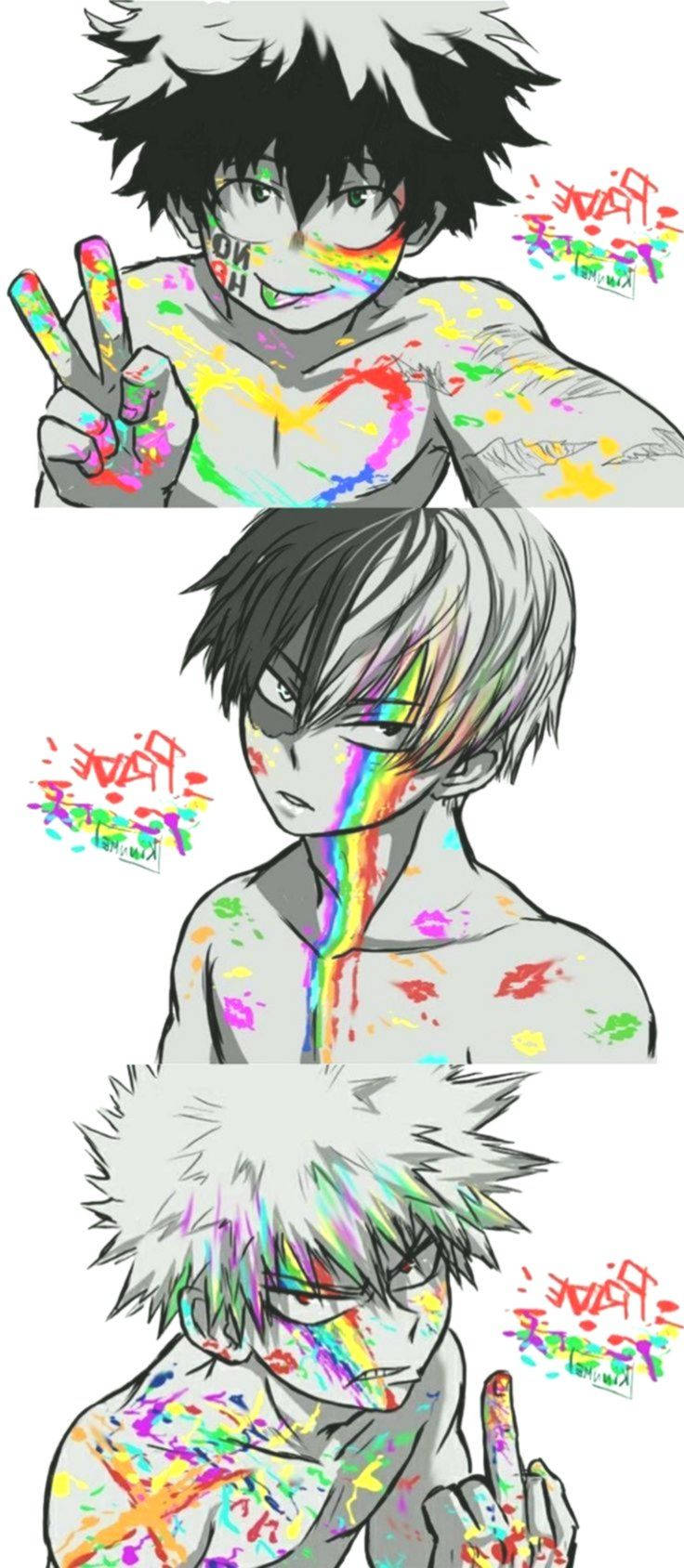 Todobakudeku Rainbow Paint