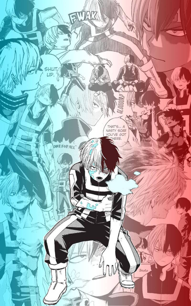 Todoroki Cute Manga Storyboard Background