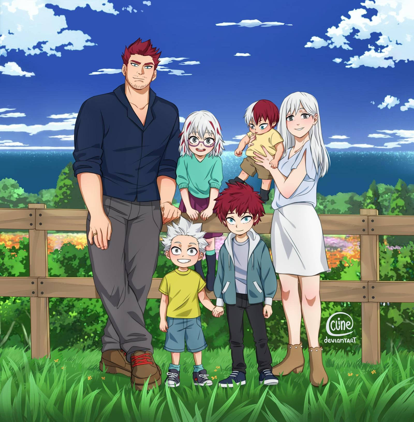 Todoroki Family Nature Background