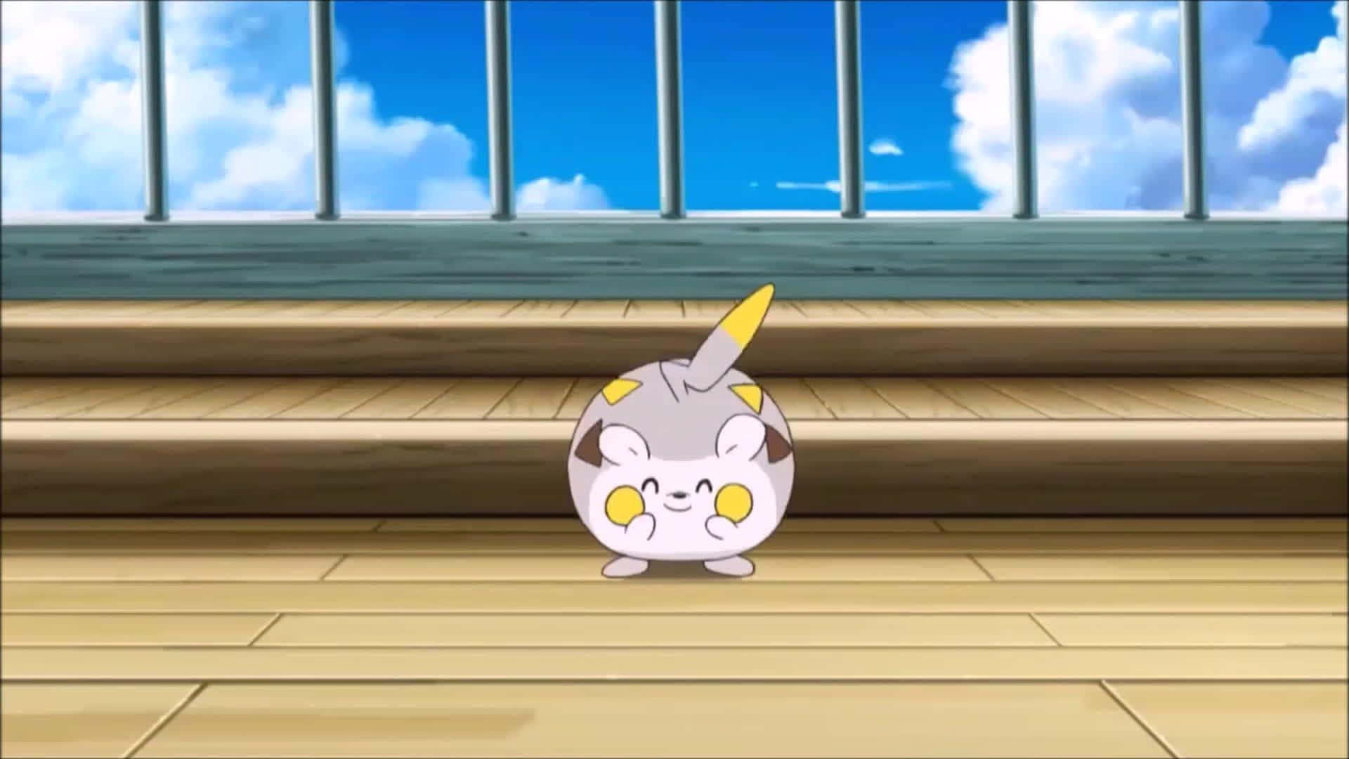 Togedemaru Looking Excited