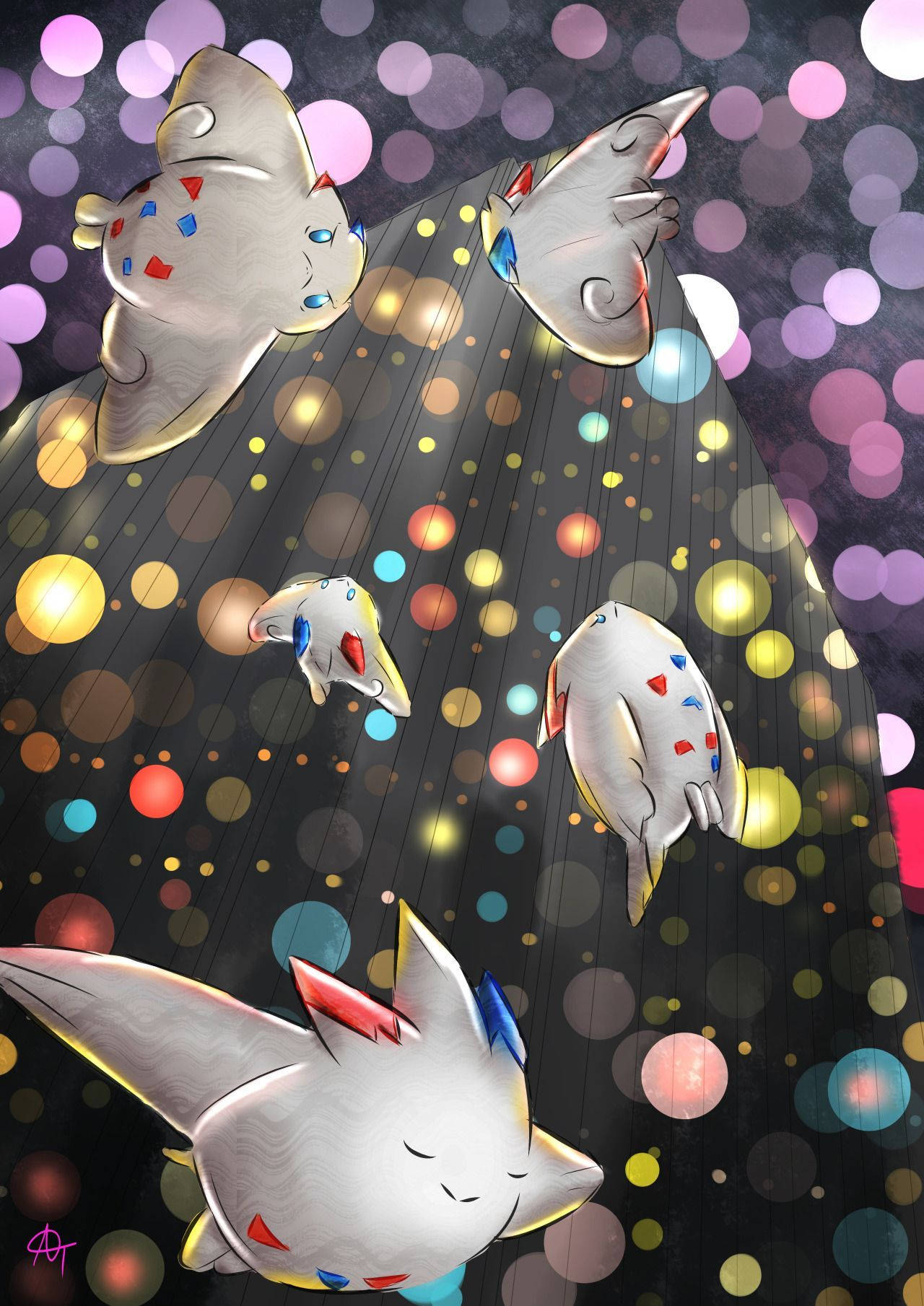 Togekiss Flock Background