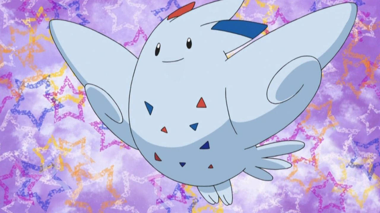 Togekiss Purple Starry Background Background