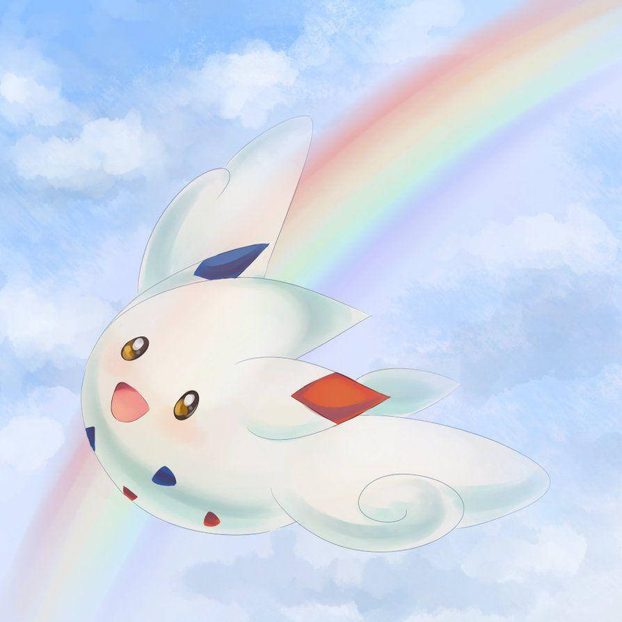 Togekiss With Rainbow