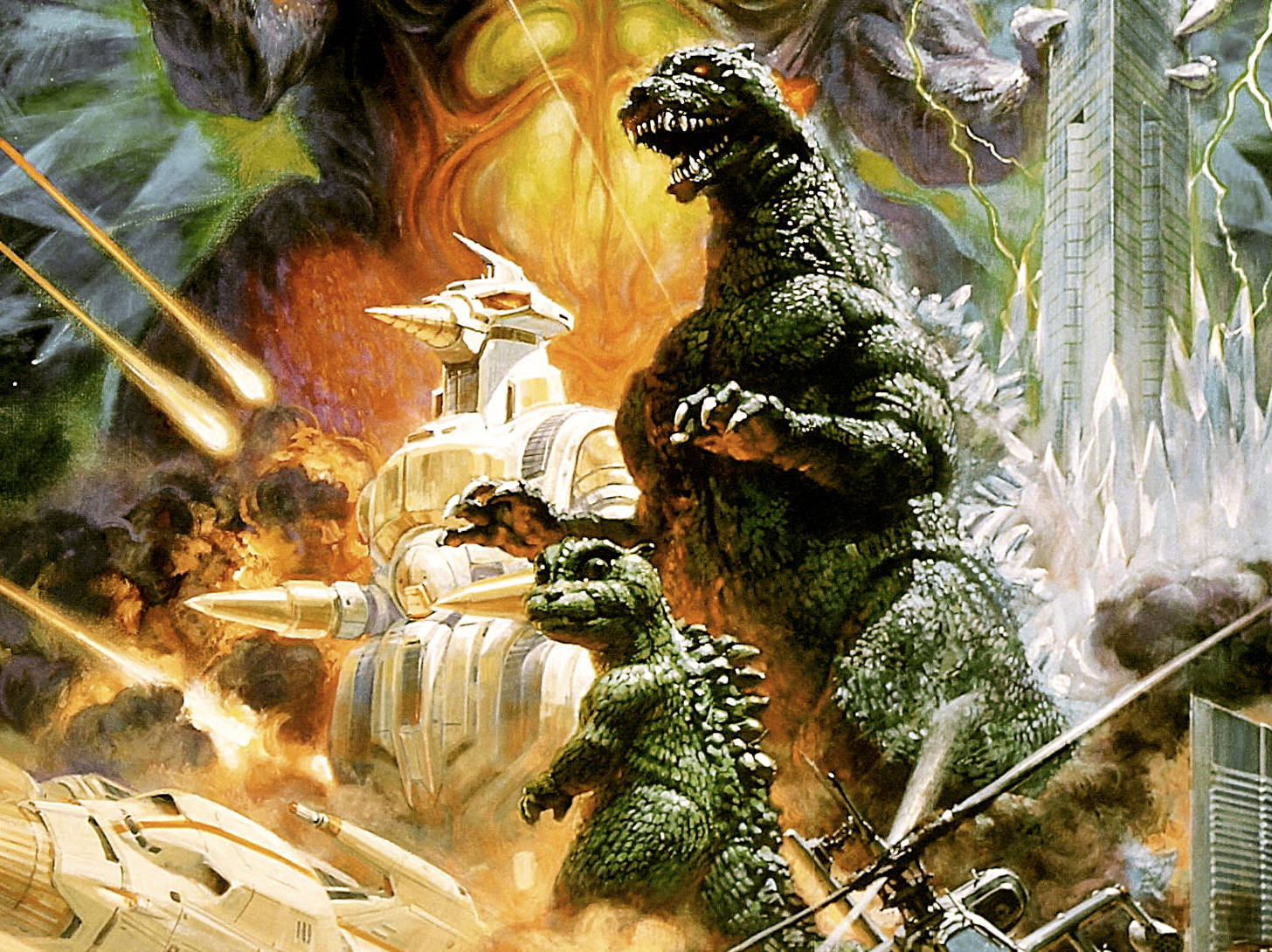 Together Godzilla 4k Background