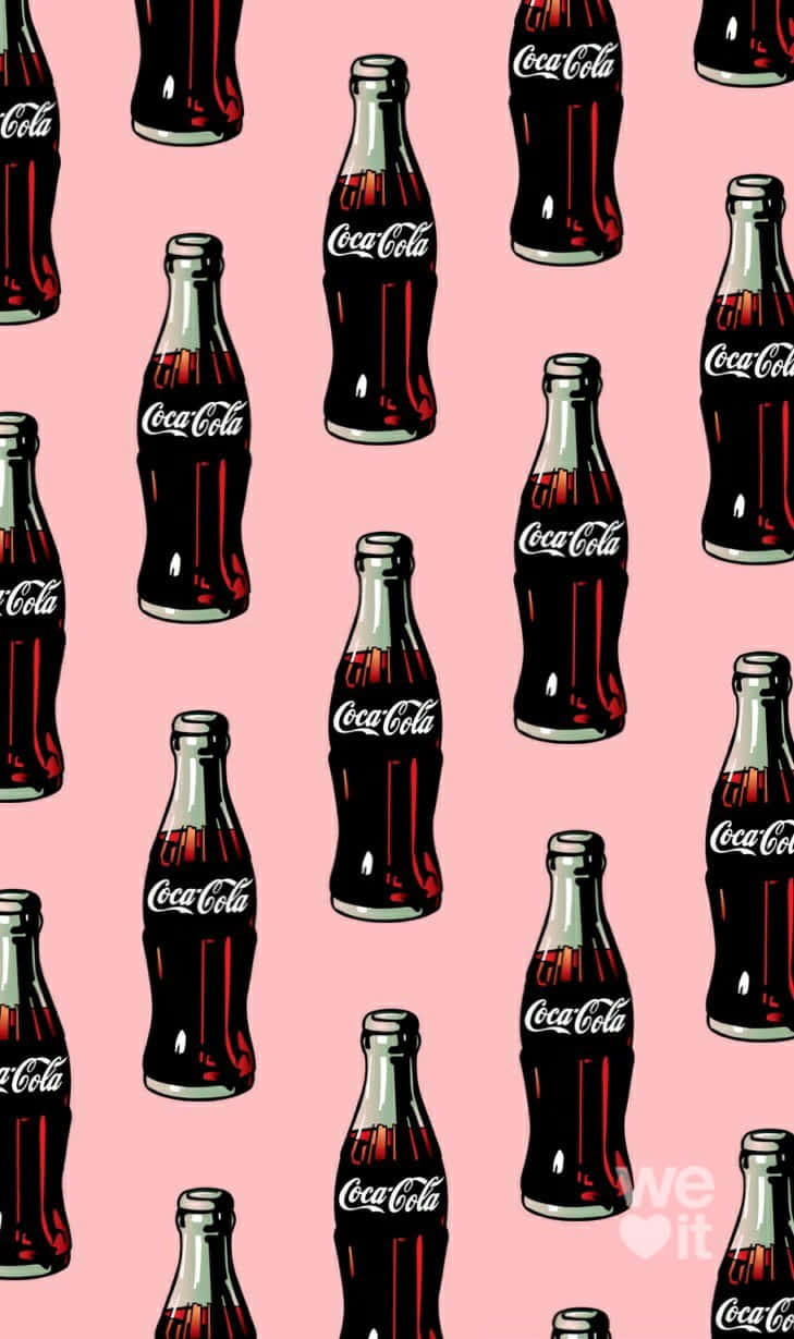 Togetherness Over A Coca-cola Background