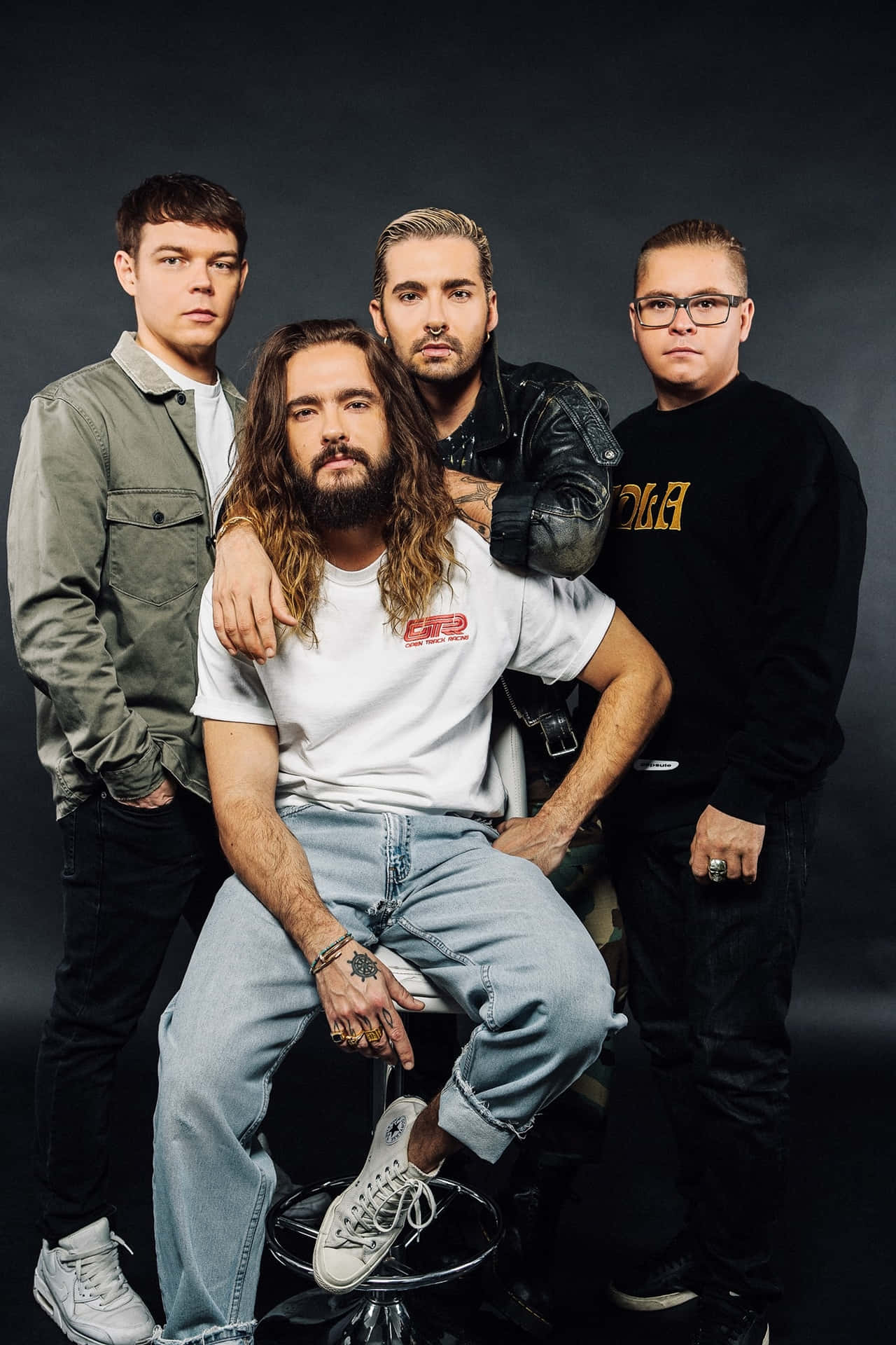 Tokio Hotel Band Portrait Background