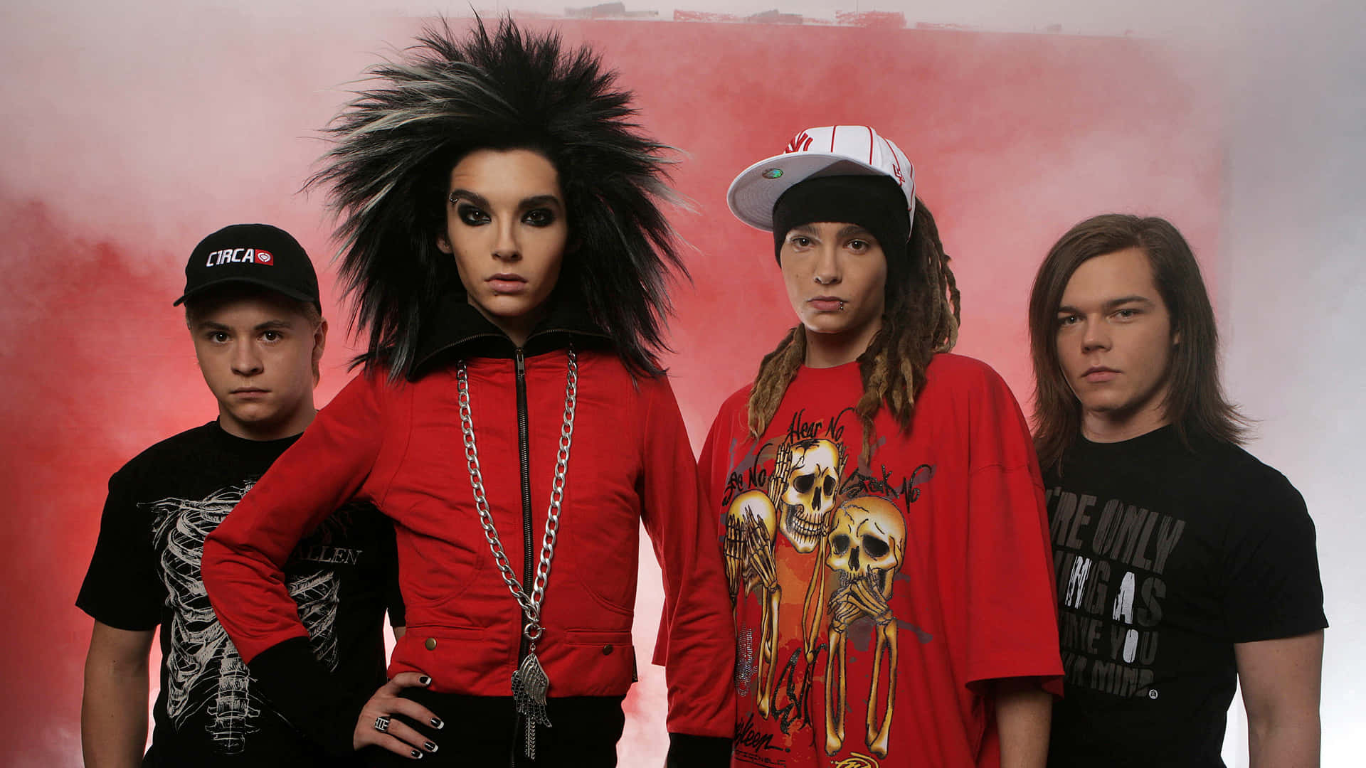 Tokio Hotel Band Portrait Background