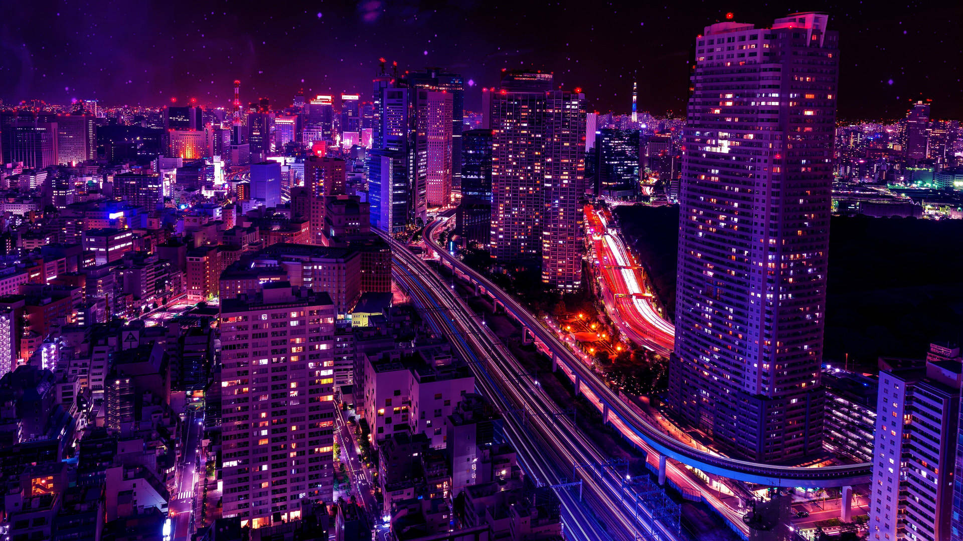 Tokyo City Lights