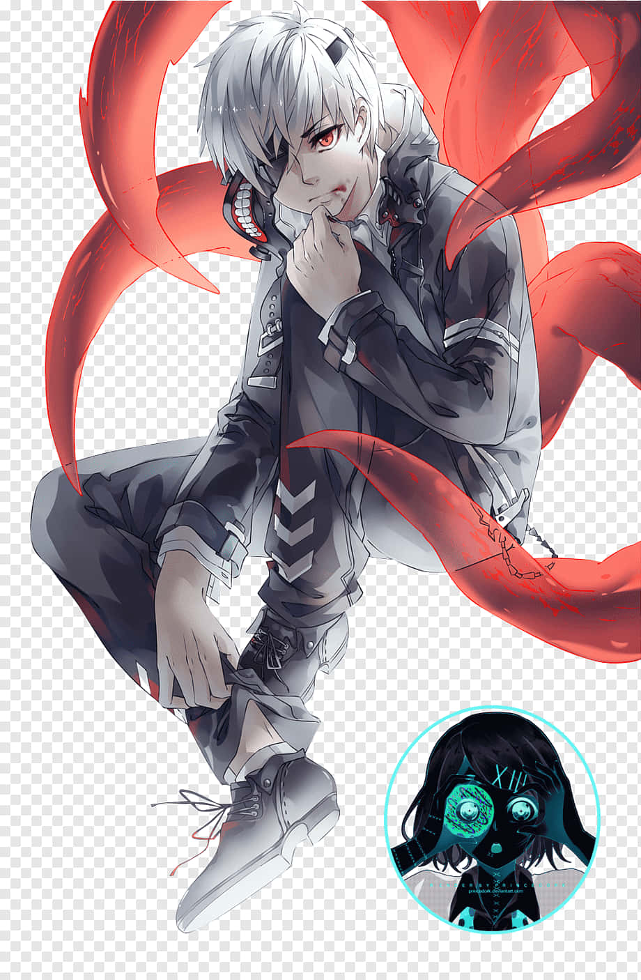 Tokyo Ghoul Anime Ken Kaneki Fan Art Background