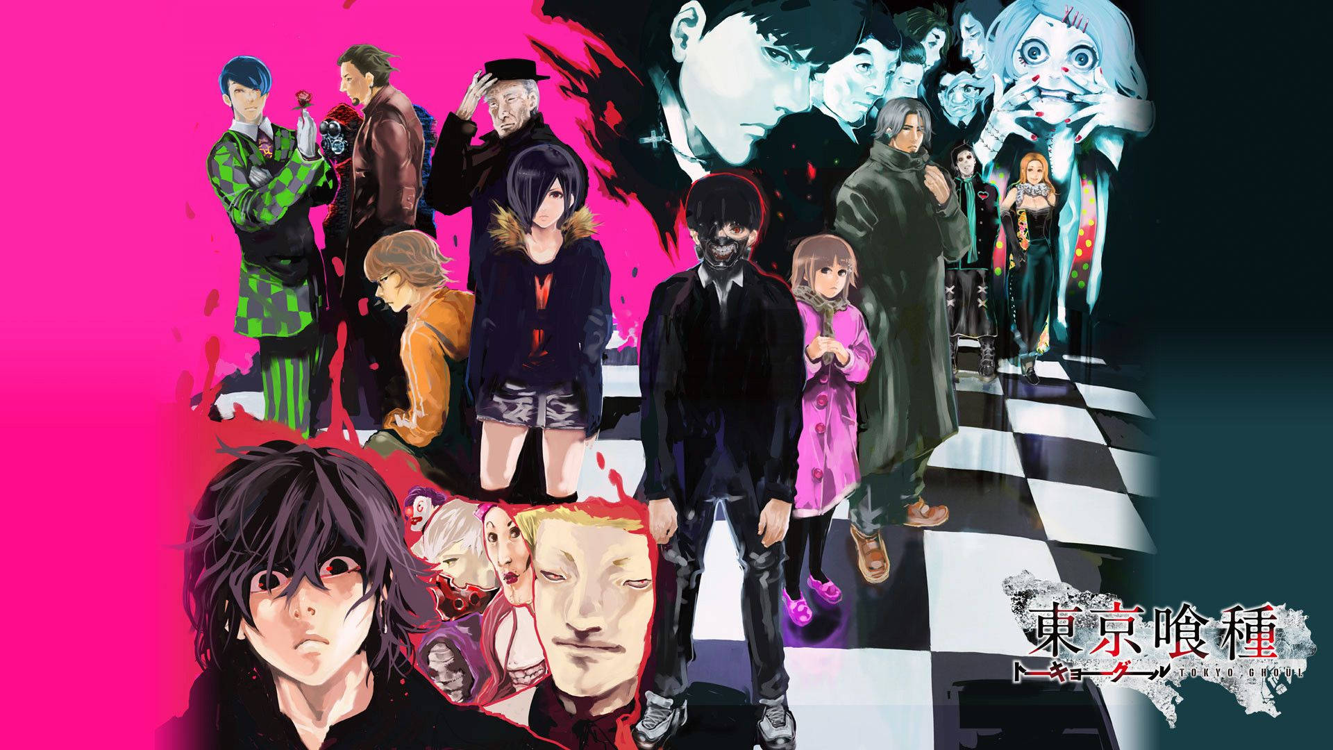 Tokyo Ghoul Characters Cool Poster