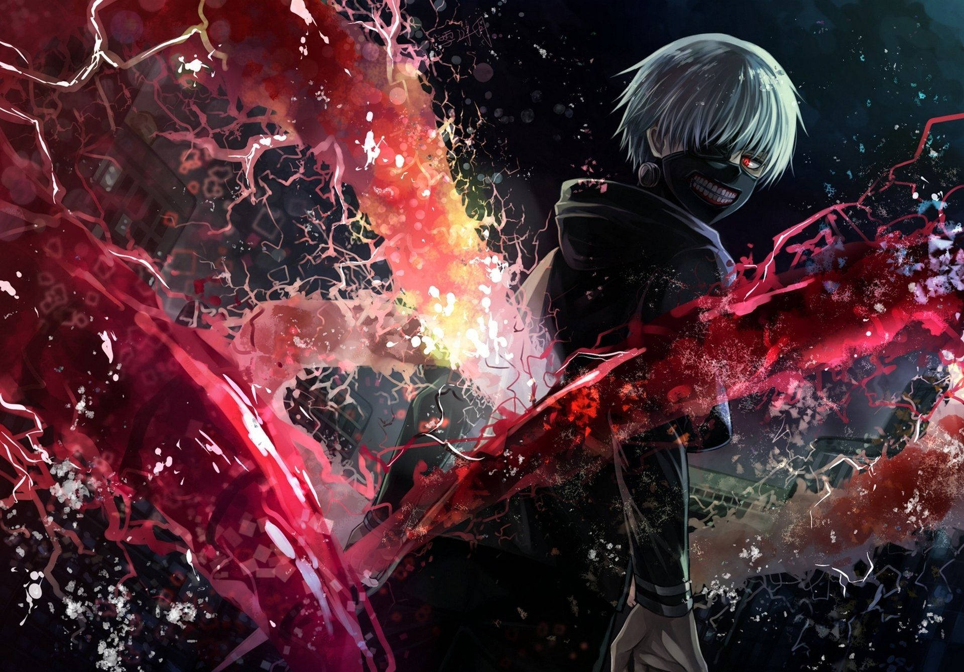 Tokyo Ghoul Cool Anime Art Background