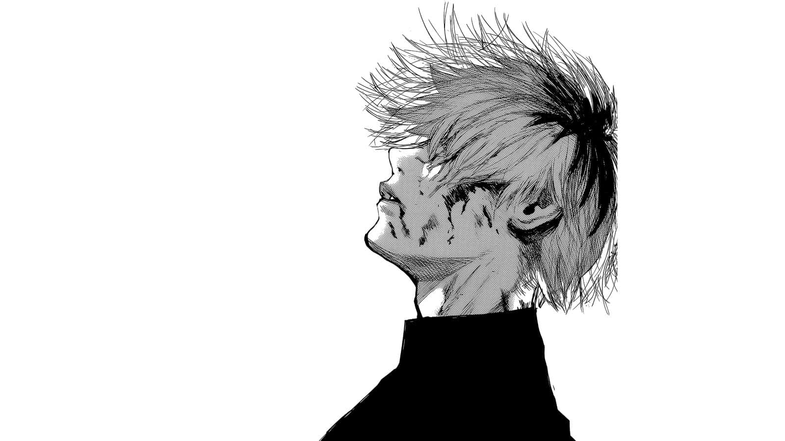 Tokyo Ghoul Pfp Bw Kaneki Background