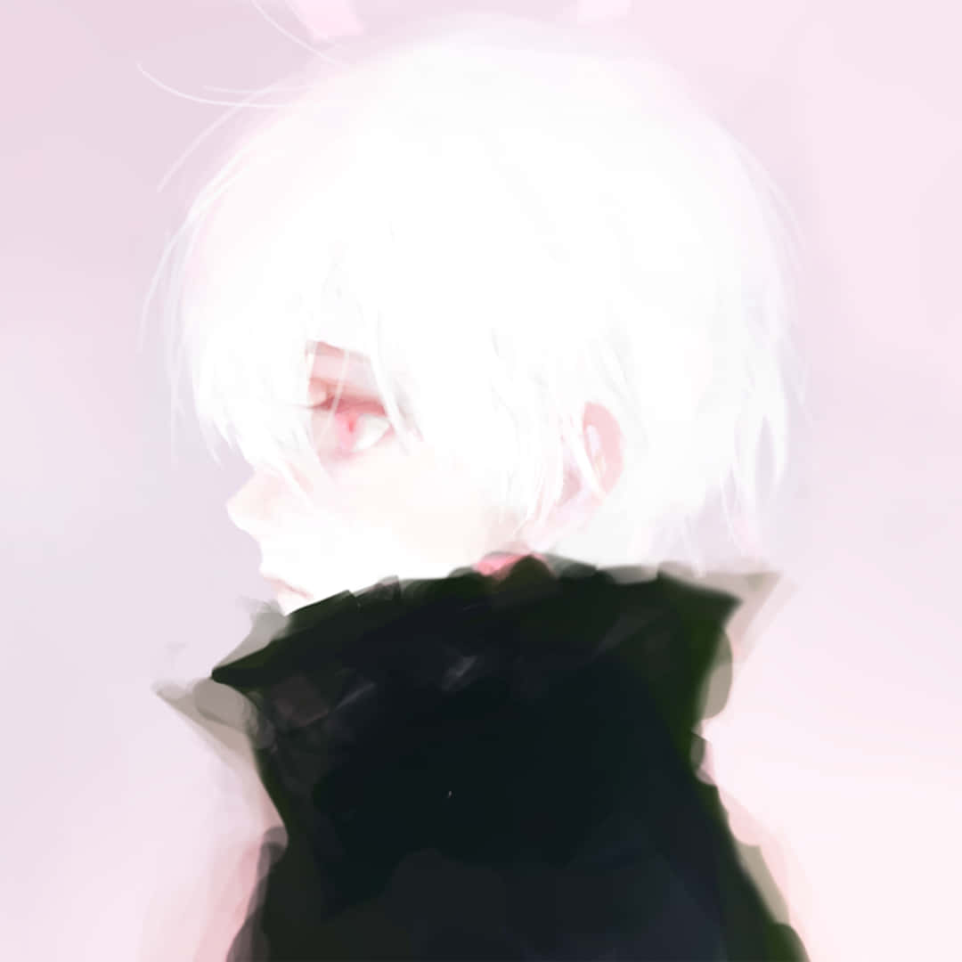 Tokyo Ghoul Pfp Kaneki Pastel Background