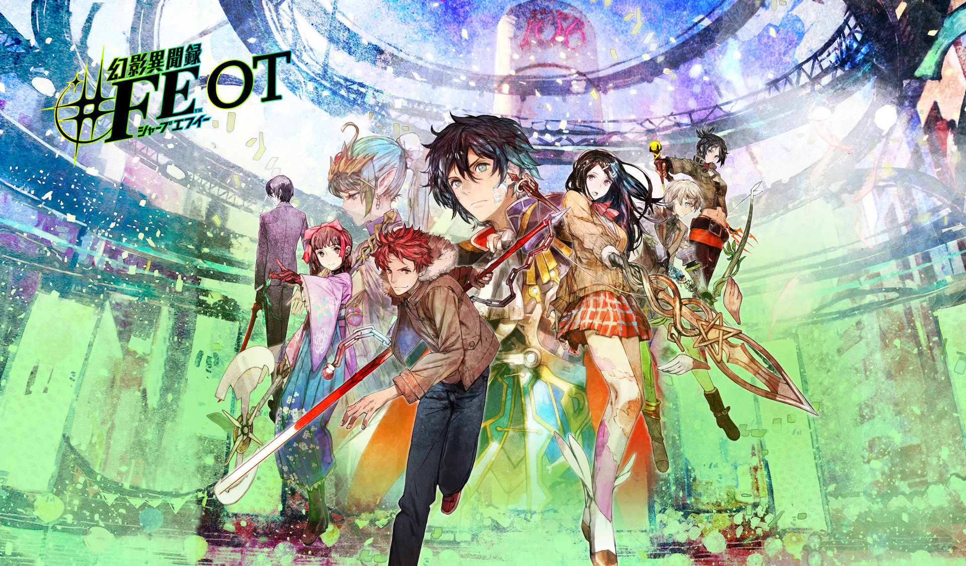 Tokyo Mirage Sessions Colorful Anime Poster