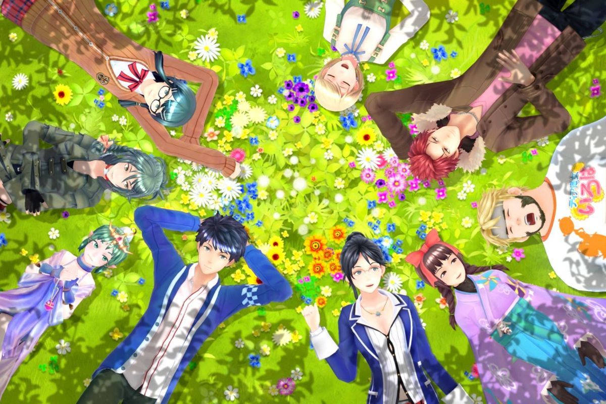 Tokyo Mirage Sessions On The Grass Background