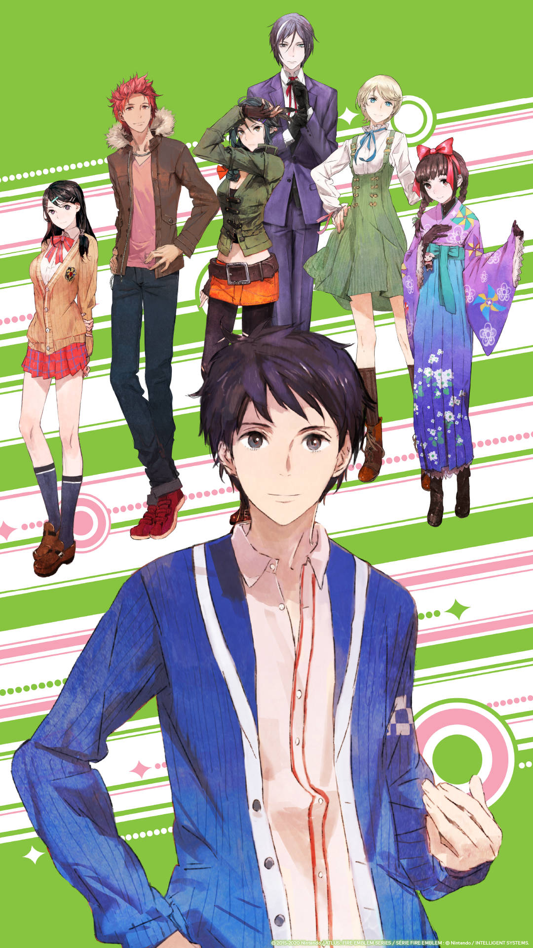 Tokyo Mirage Sessions Seven Characters Background