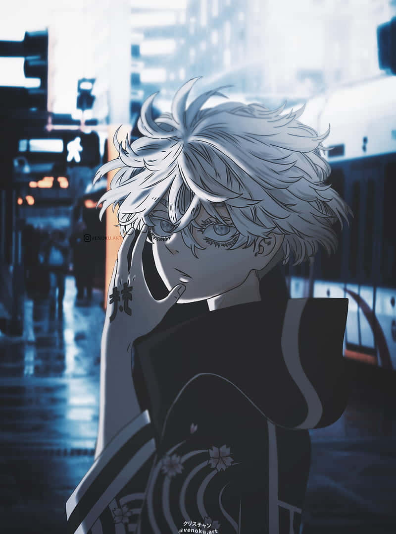 Tokyo Revengers Pfp Of Bonten Era Mikey Background