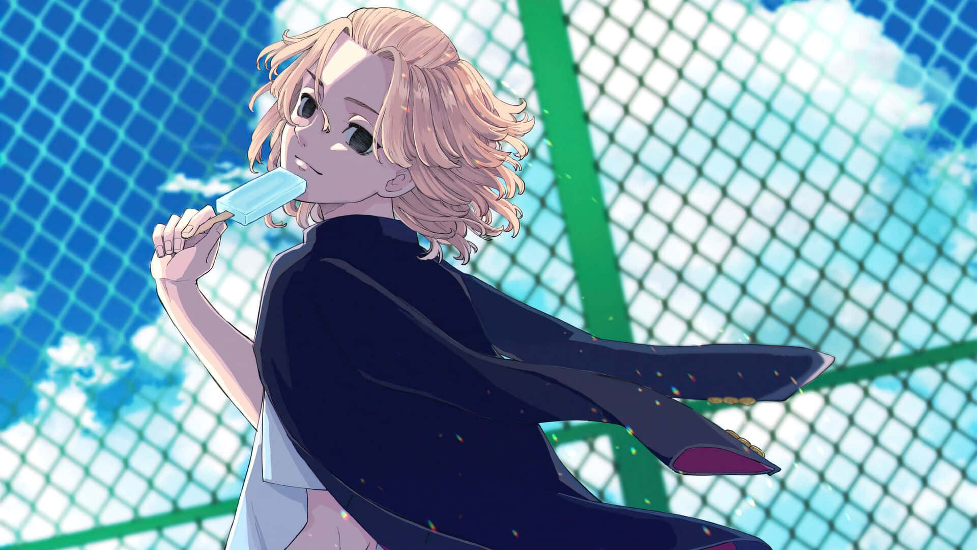 Tokyo Revengers Pfp Of Mikey Eating Ice Cream