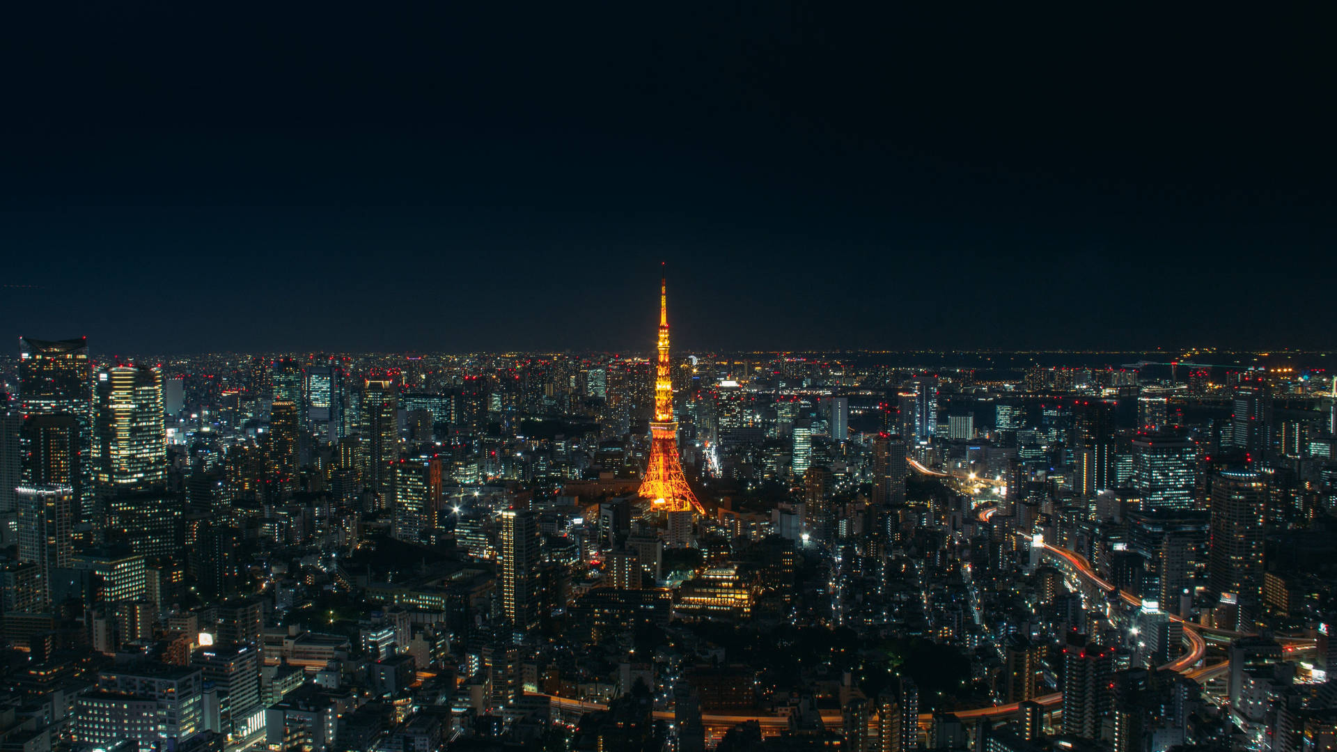 Tokyo Tower City Lights