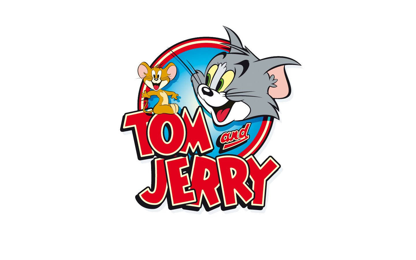Tom And Jerry Cartoon Classic Logo Background