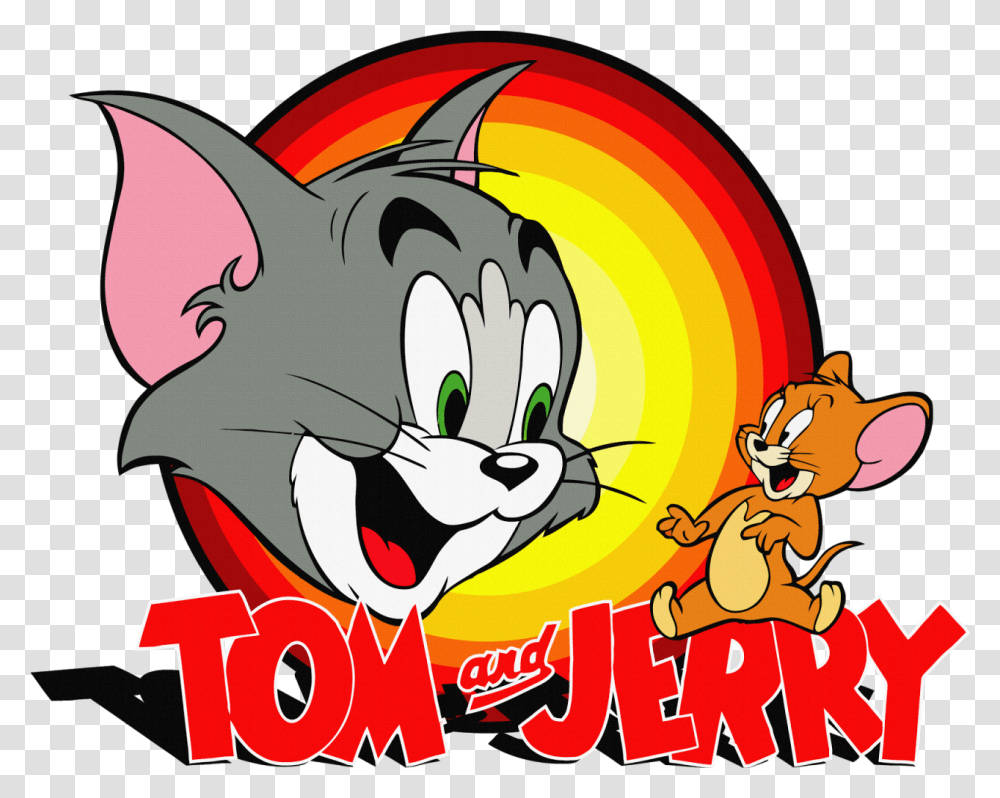 Tom And Jerry Cartoon Logo Background