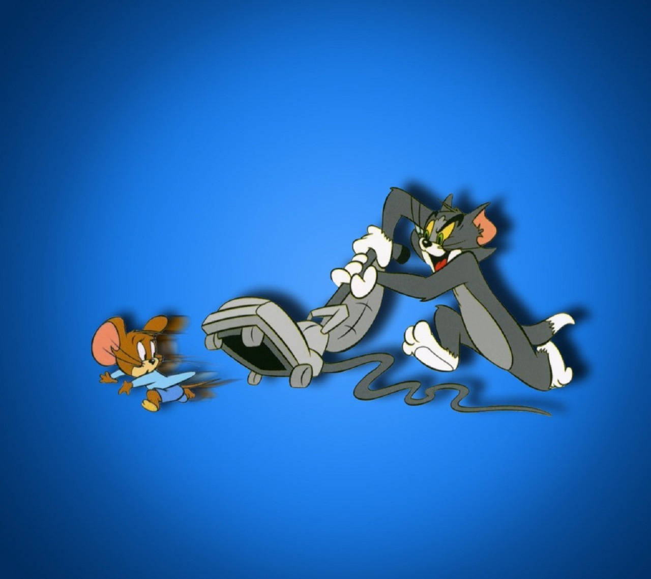 Tom And Jerry Cartoon Vacuum Chase Background