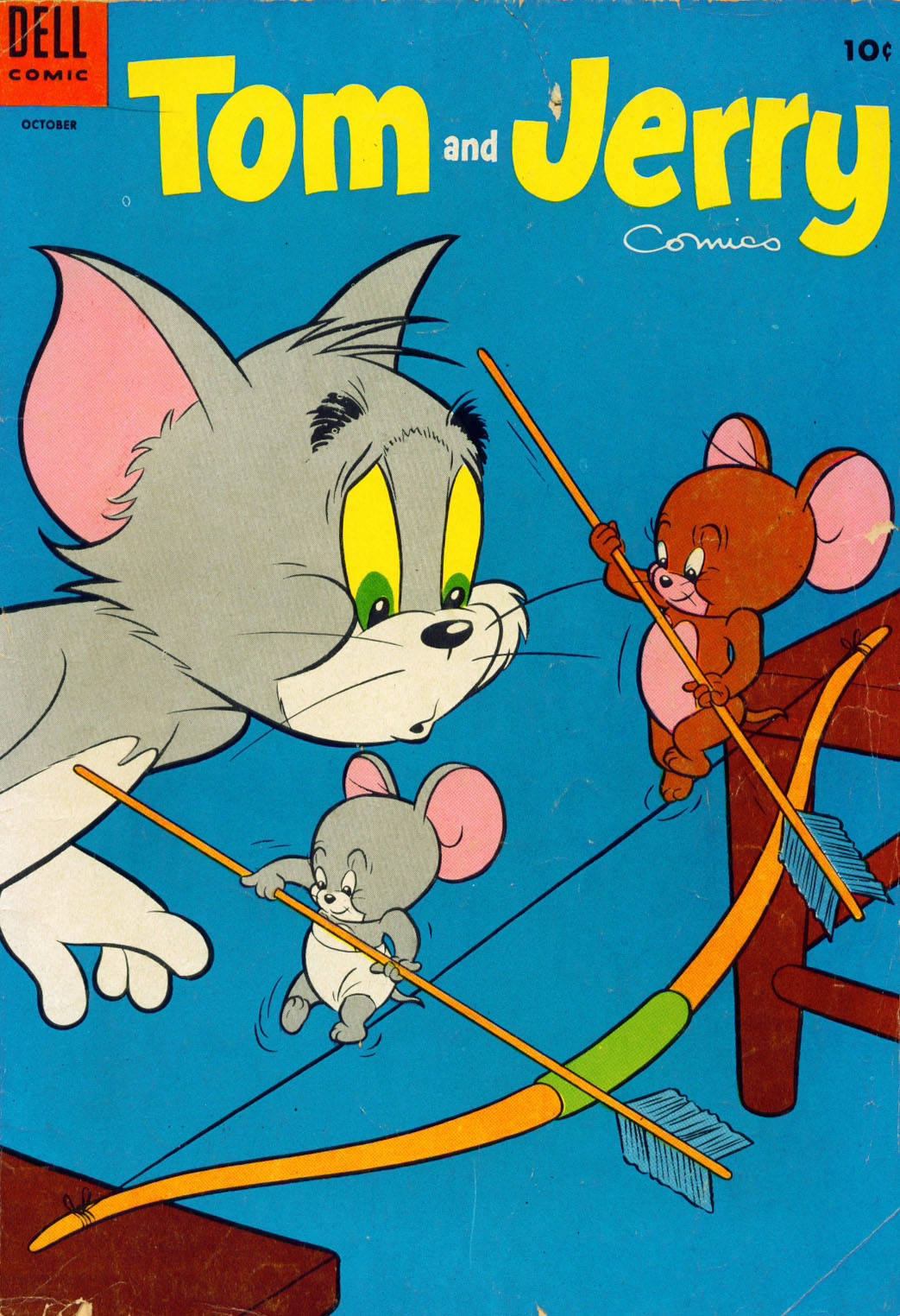 Tom And Jerry Cute Arrows Background