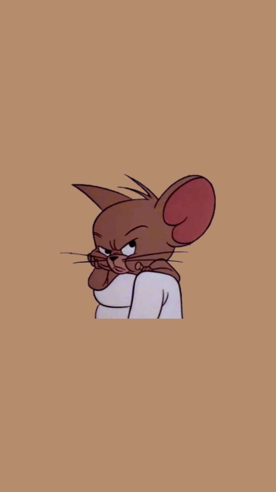 Tom And Jerry Cute Pouting Background