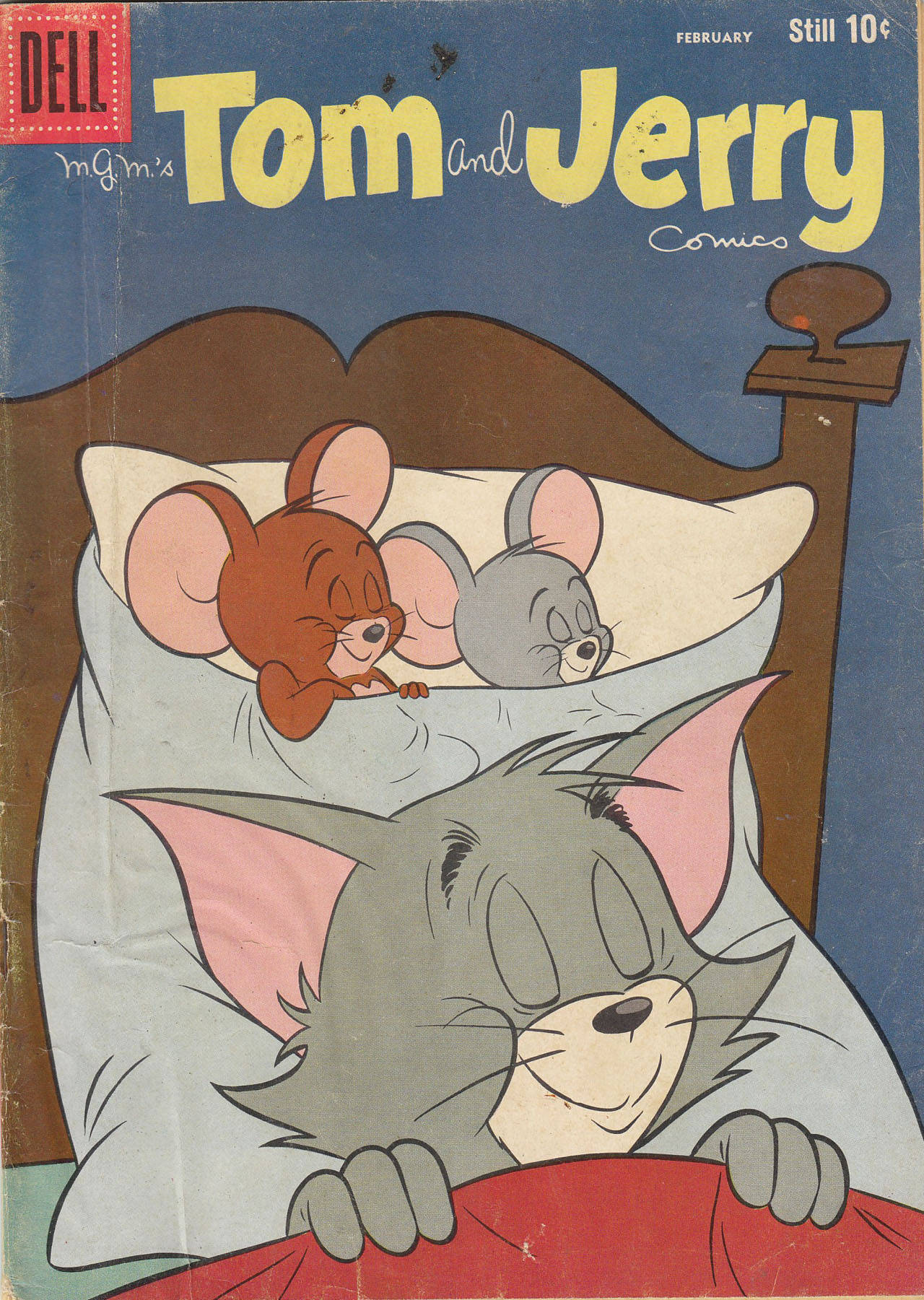 Tom And Jerry Cute Sleeping Background