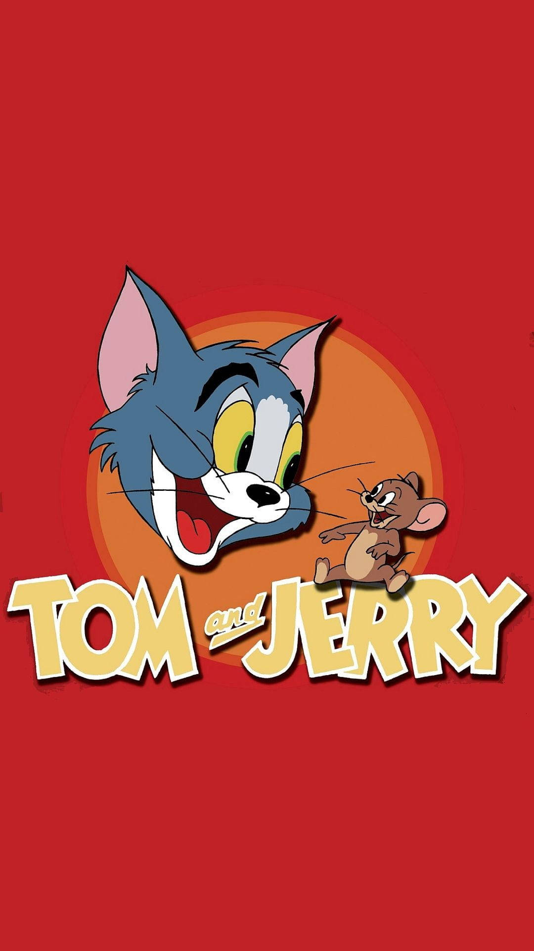 Tom And Jerry Cute Title Background