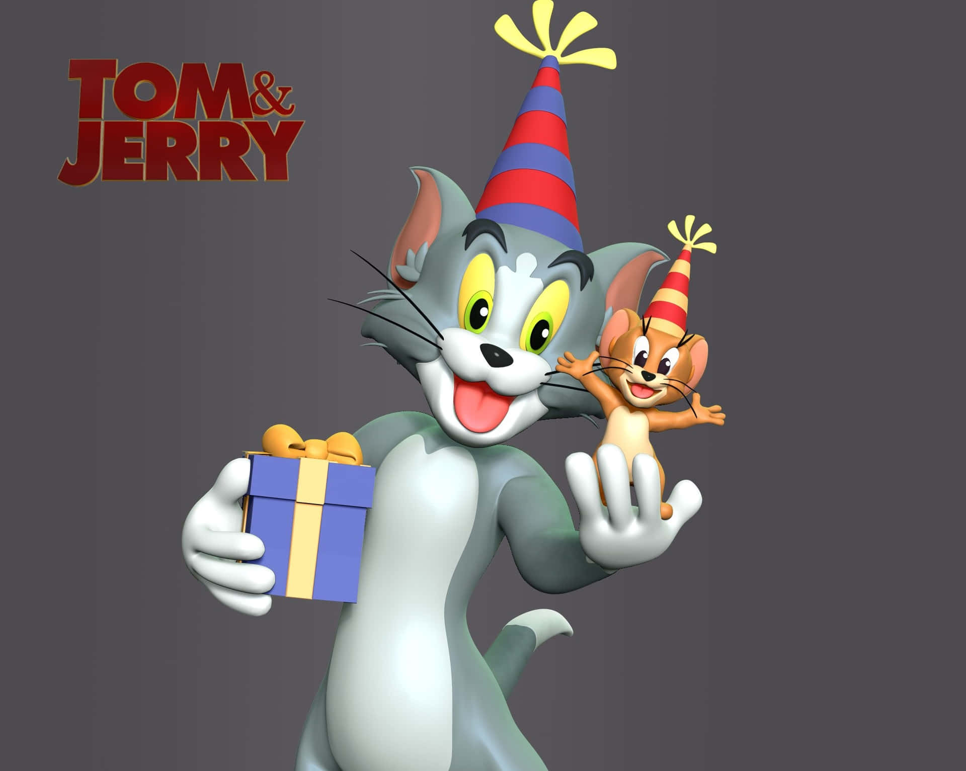 Tom And Jerry Have Yet Another Funny And Wild Adventure As They Run Around The House. Background