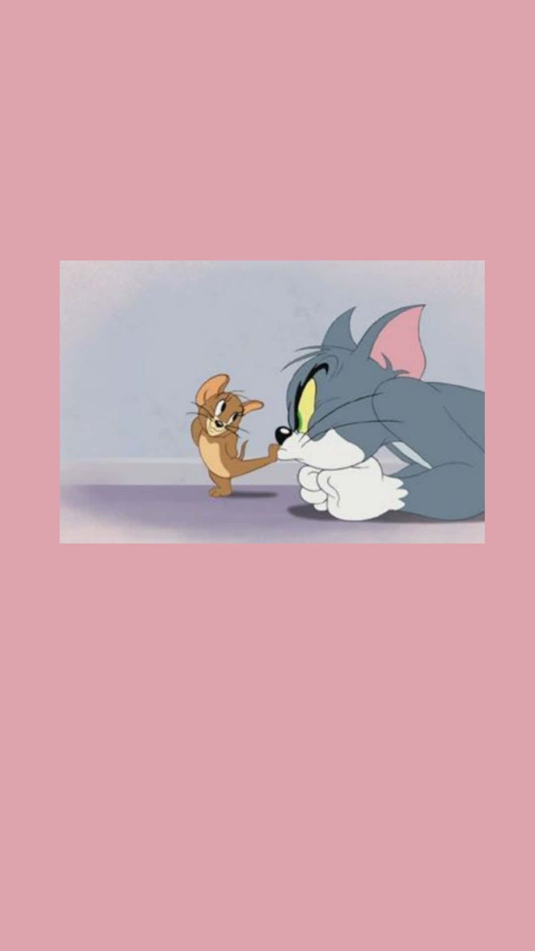 Tom And Jerry Having A Laugh Background