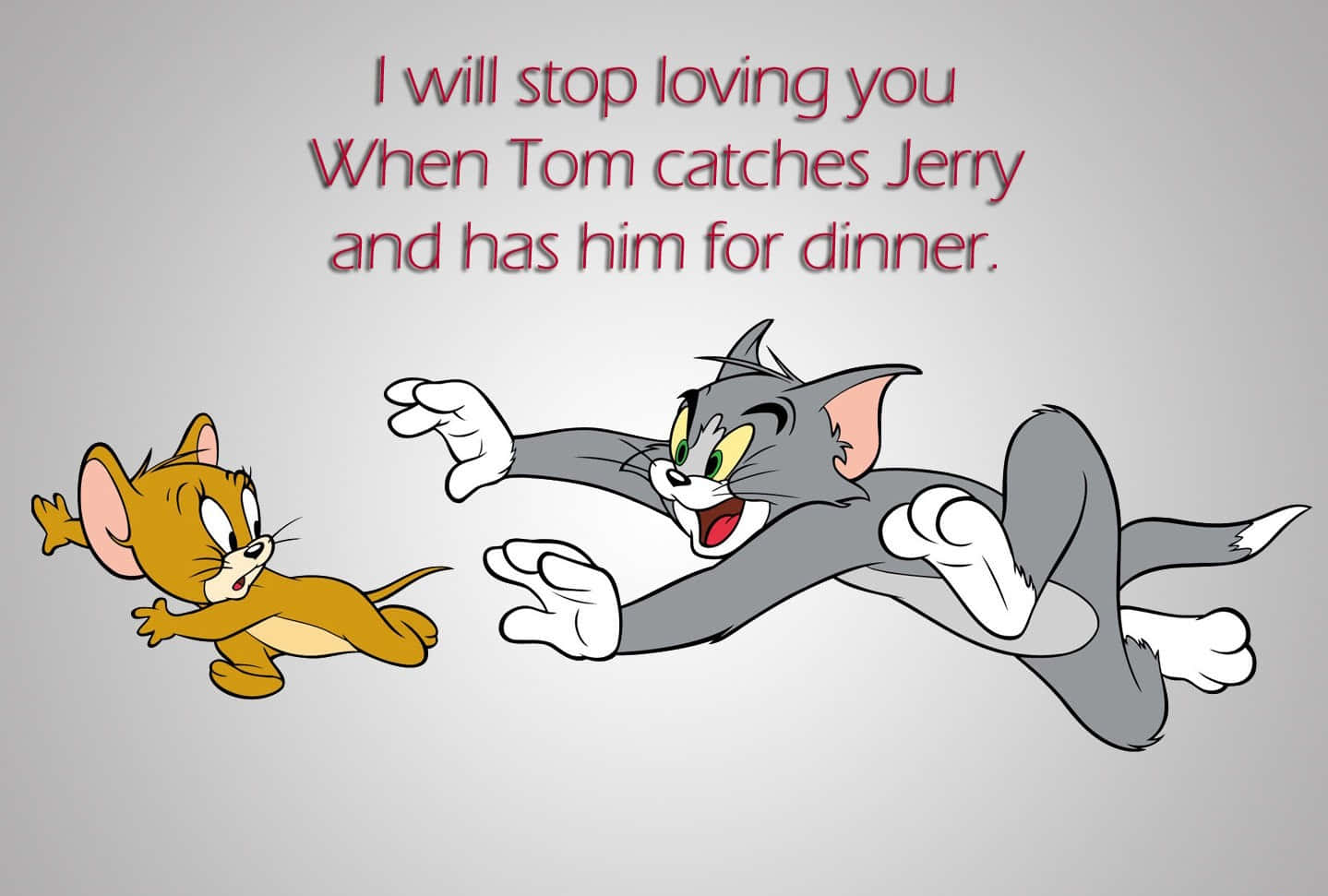 Tom And Jerry Having A Time Of Their Lives In A Hilarious Moment Background