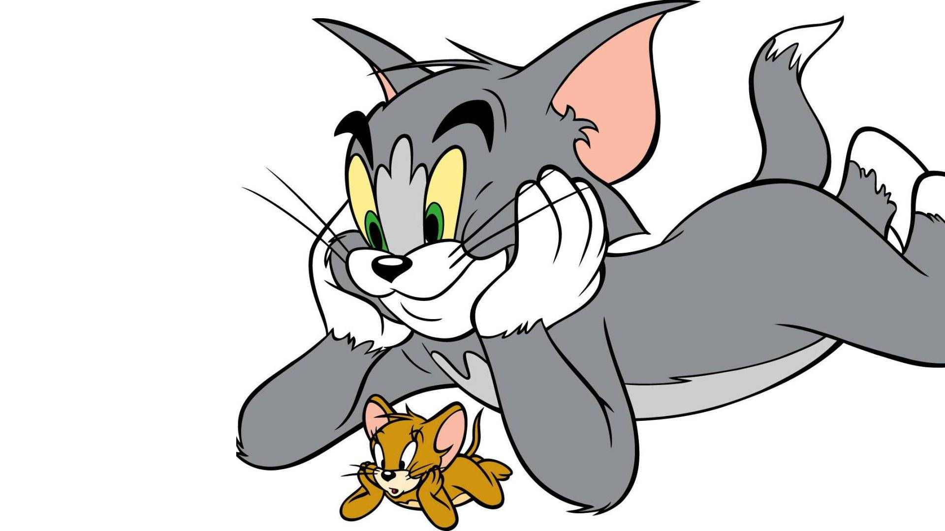 Tom And Jerry Iphone On Floor Background